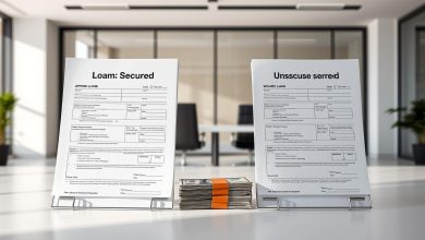 secured vs unsecured, loan comparison us, collateral loan options, credit